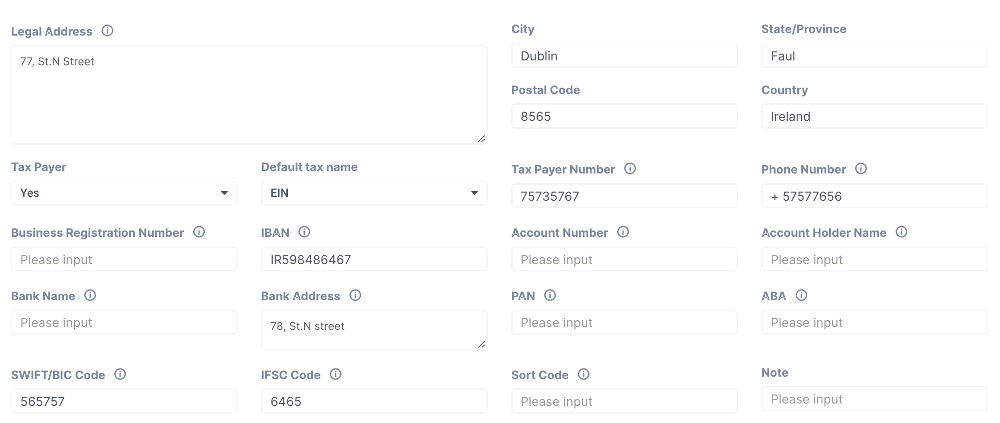 Supplier Registration